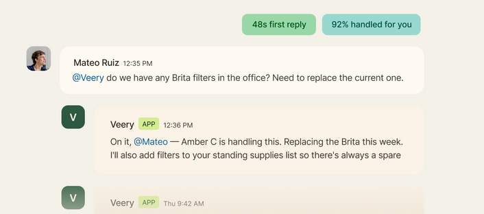 Slack conversation screenshot